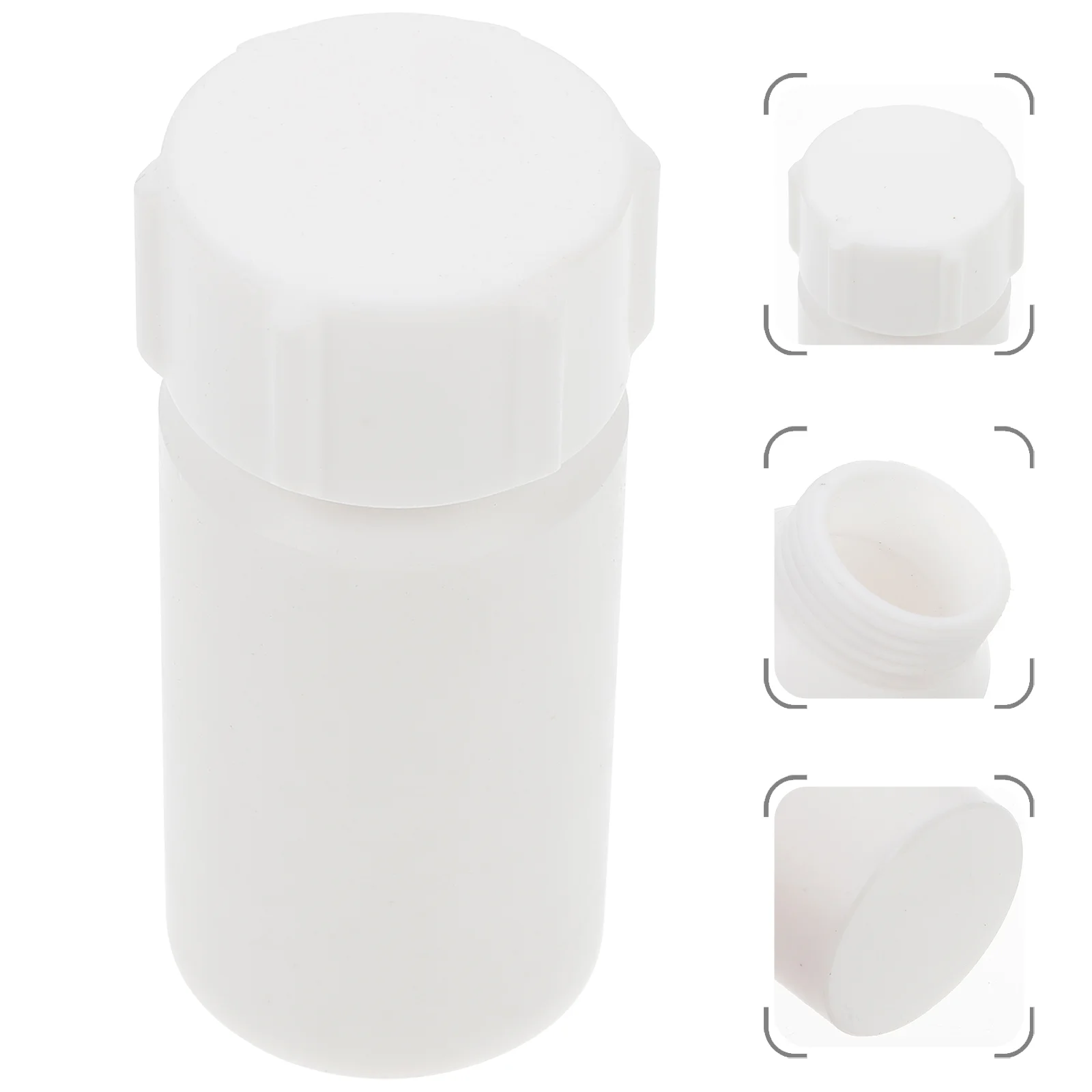 

Vial Laboratory Reagent Bottle Plastic Glass Small PTFE Bottles Liquids 25ml Experiment