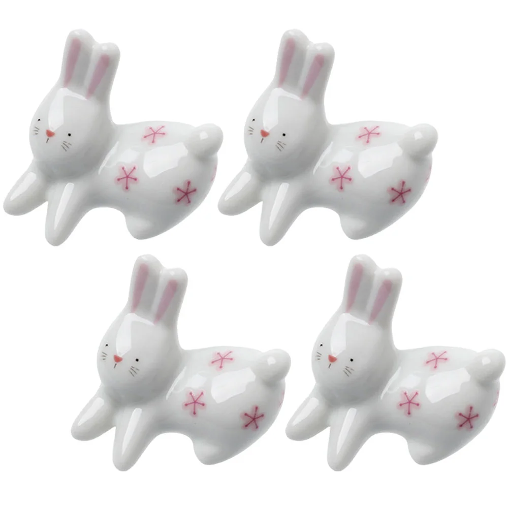 

Rest Chopstick Holder Spoon Chopsticks Ceramic Stand Cutlery Holders Animal Table Desktop Silverware Forkand Ornament Gardens