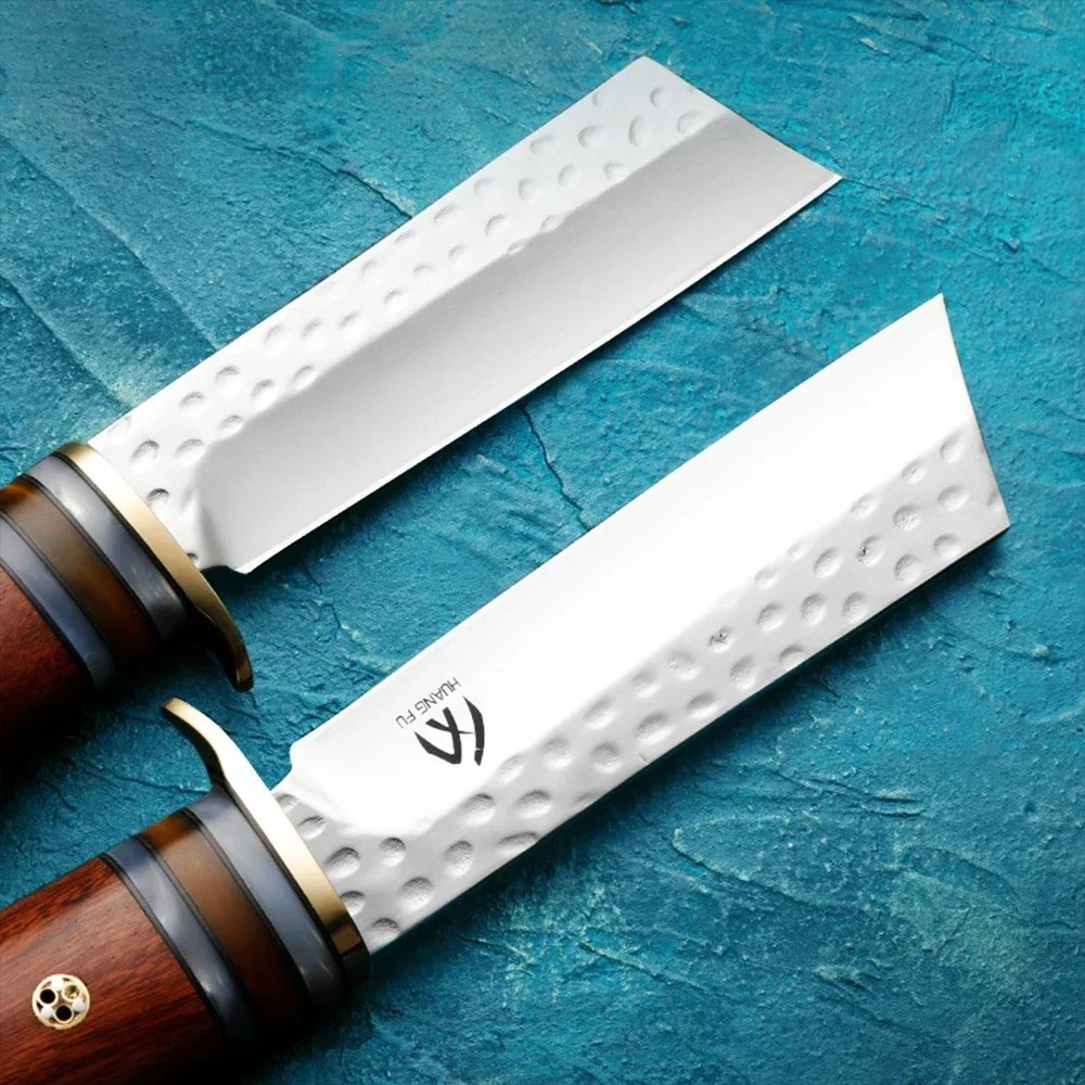 HUANGFU Высококачественный уличный нож с фиксированным лезвием и сталью 8cr13mov для