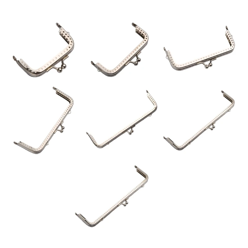 

Steel Frame Purse DIY Craft Kiss Clasp Lock Coin Bag Semicircular Arched Shape