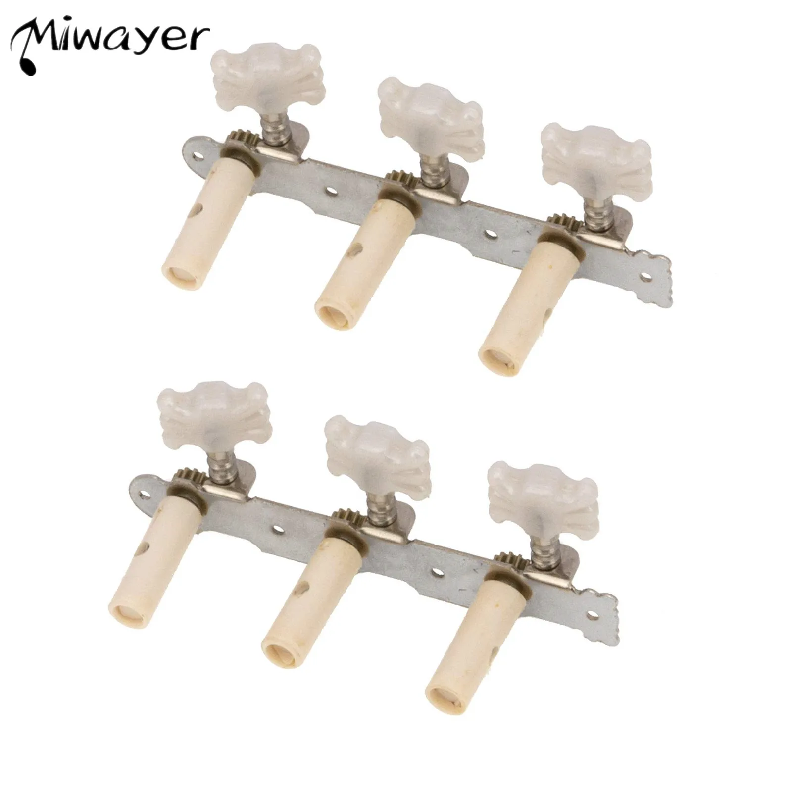 

Классические Гитарные тюнеры Miwayer, 2 шт., колышки для настройки струн, колышки для машинной настройки, левая и правая, совместимы с классическ...