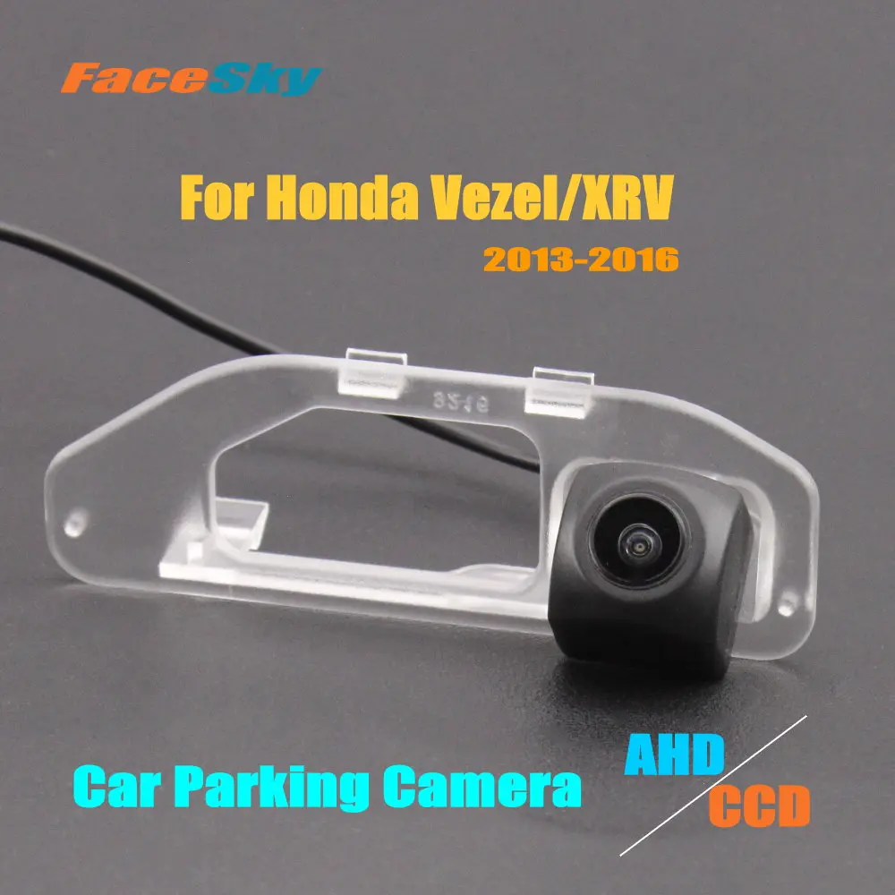 

FaceSky Car Parking Camera For Honda Vezel/XR-V XRV RU 2013-2016 Rear Reverse Cam AHD/CCD 1080P Dash Aftermarket Accessories