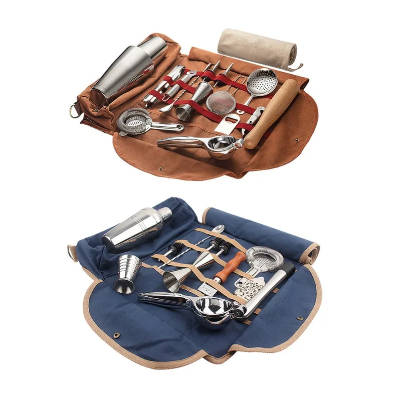 

Креативная дорожная портативная Холщовая Сумка для хранения коктейлей и соков