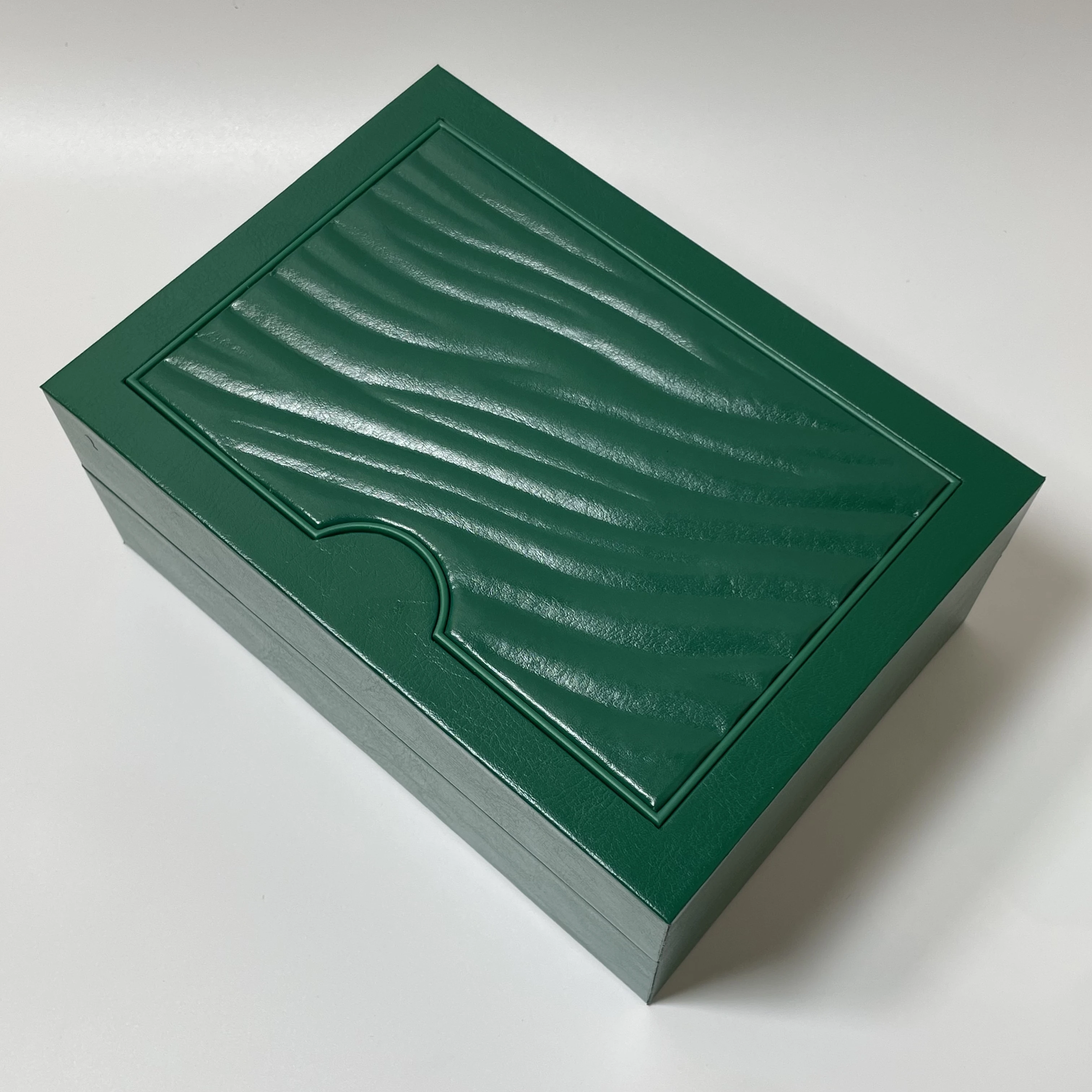 Factory direct substitute original Rolexables green watch box luxury brand with file card can be customized AAA watch box