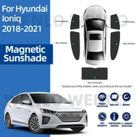 magnetic car side window sunshade cover for hyundai ioniq 2018 2021 sun visor window curtain front auto accessory kid protector
