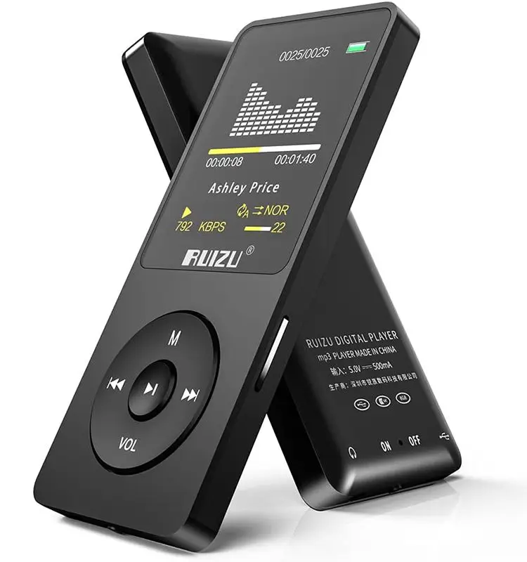 Original RUIZU X02 English Version MP3 Player  8GB 16GB Music Player MP With FM Radio Video E-book Portable MP3 Support TF Card images - 6