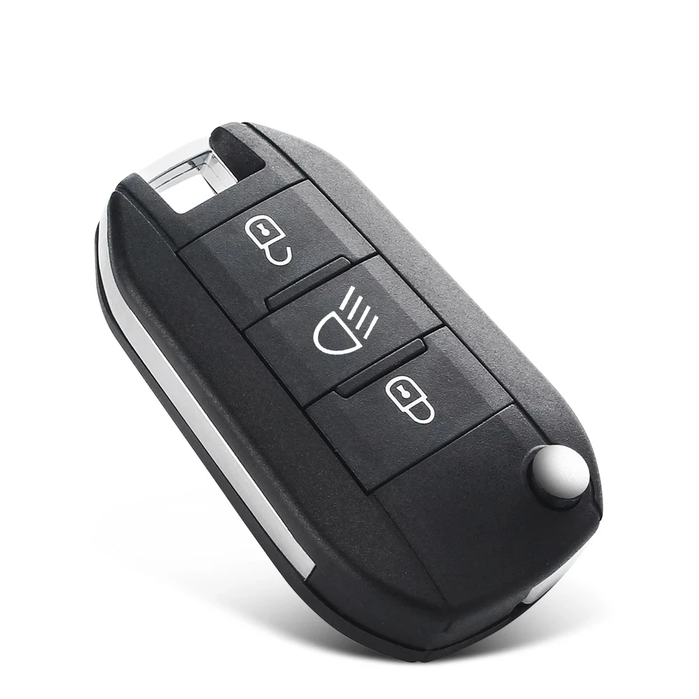 XNRKEY чехол для дистанционного ключа с 3 кнопками Peugeot 208 2008 301 308 508 RCZ Citroen C-Elysee