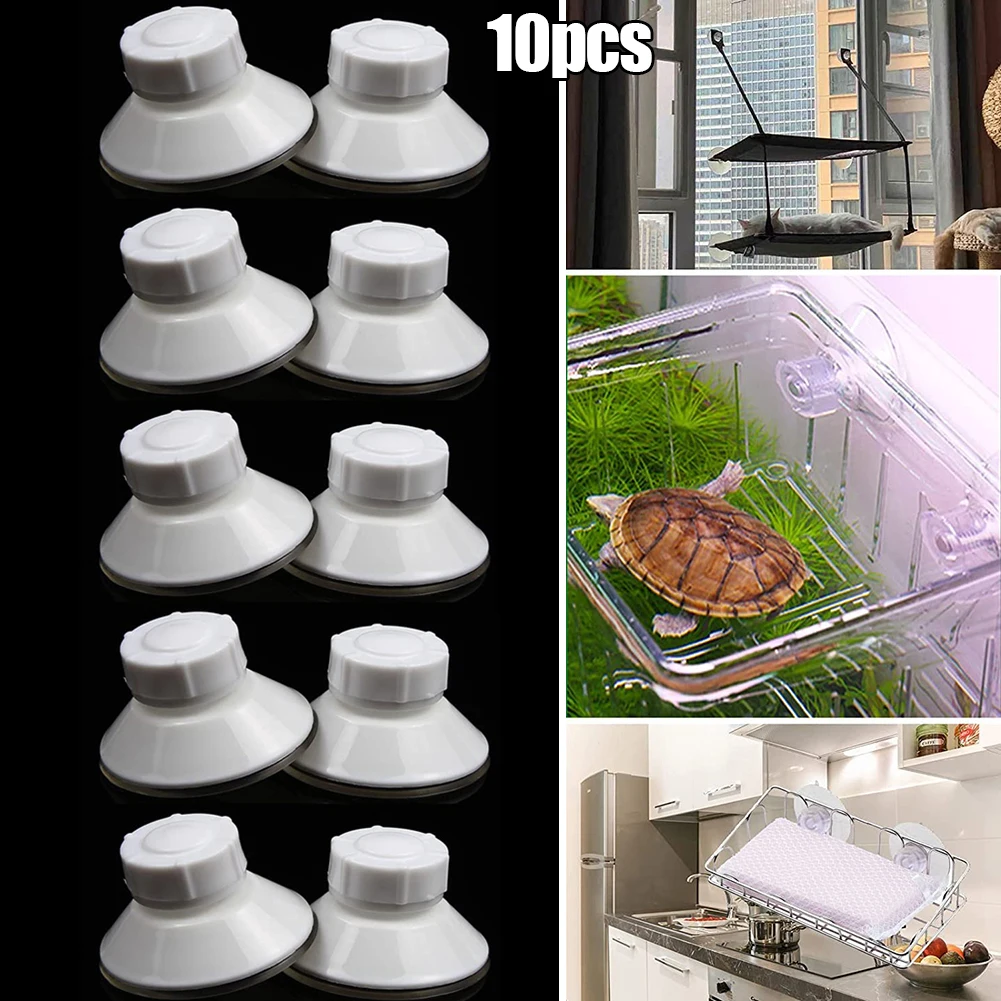 

10pcs Car High Grip Awning Suction Cup Fixing Pads Caravan Motorhome Organiser White PVC 45mm Convertible Accessoires Auto Part