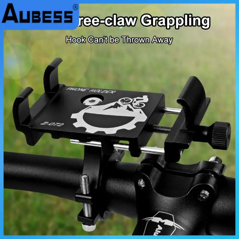 

High-quality Phones Handlebar Bracket Ultra-light Aluminum Alloy Bicycle Phone Holder 360 Degree Rotation Durable Universal