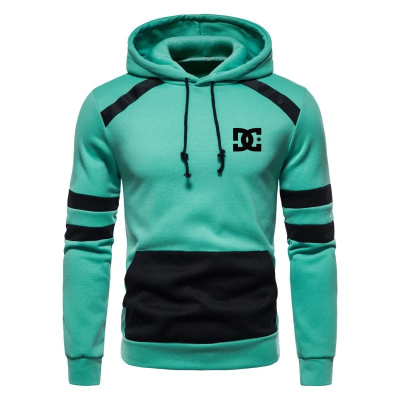 Толстовка мужская с капюшоном на молнии длинным рукавом |