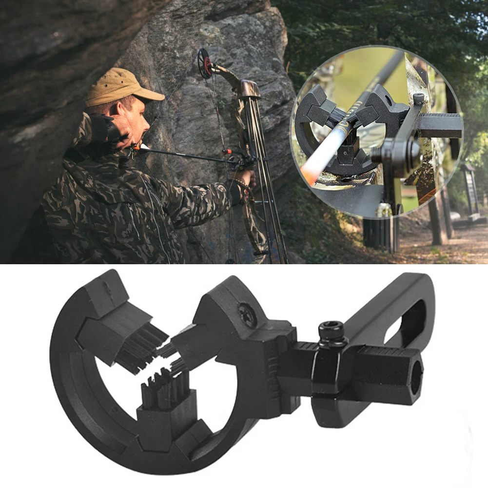 

Bow Rest Archery Arrow Compound Bow Rest Left Right Hand Brush Screw Bristle Arrow Stand Maintenance Accessories