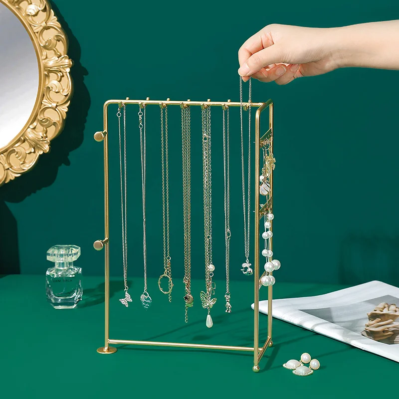 2022 New Jewelry Display Stand Multi Functional Earring Rack Necklace Frame Counter Jewelry Storage Shelf