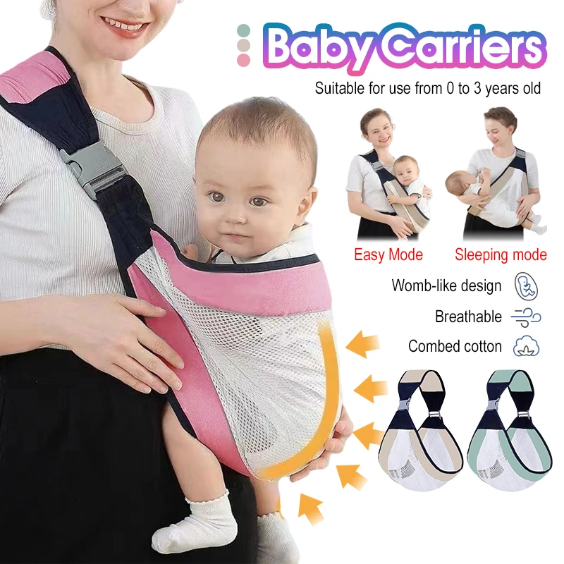 Слинг-переноска для новорожденных на возраст 0-36 месяцев эргономичное безопасное