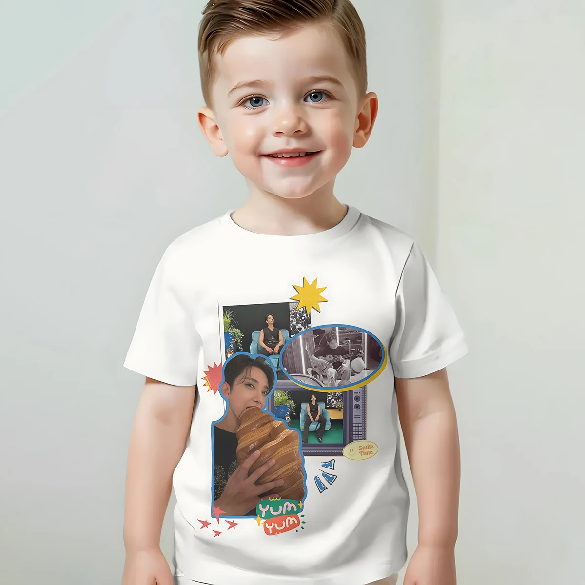 S-SEVENTEENS 3D Print Baby Clothing 5 to 14 Years Male Outdoor Clothes for Children Boy Girl Child T-Shirt Top Shirts