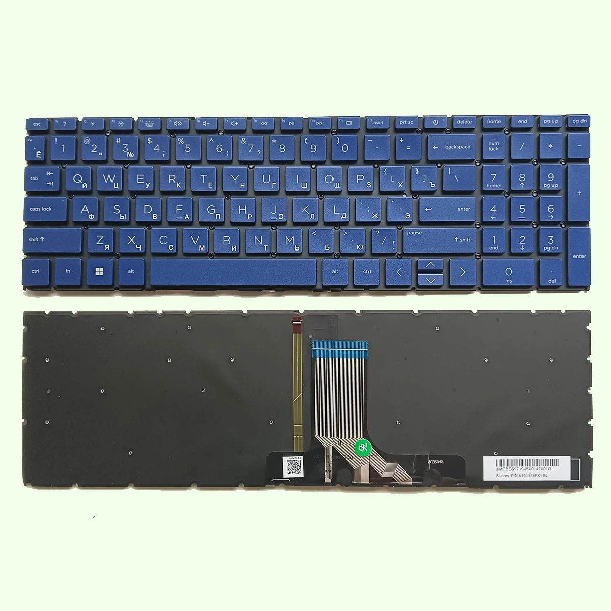 Клавиатура для HP Pavilion 15EG 15EH 15-EH 15-EG 15M-EH 15M-EG 15Z-EH TPN-Q246 TPN-Q245 с русской раскладкой