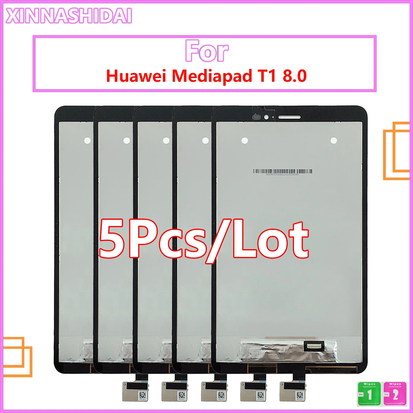 

5 шт./лот для Huawei Mediapad T1 8,0 3G S8-701u для Honor Pad T1 S8-701 сенсорный экран с цифровым преобразователем и сборка панели ЖК-дисплея