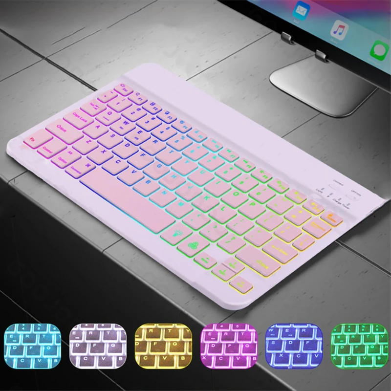 

Wireless Keyboard Compatible With Bluetooth-compatible Portable Glowing Keyboard Practical Accessories