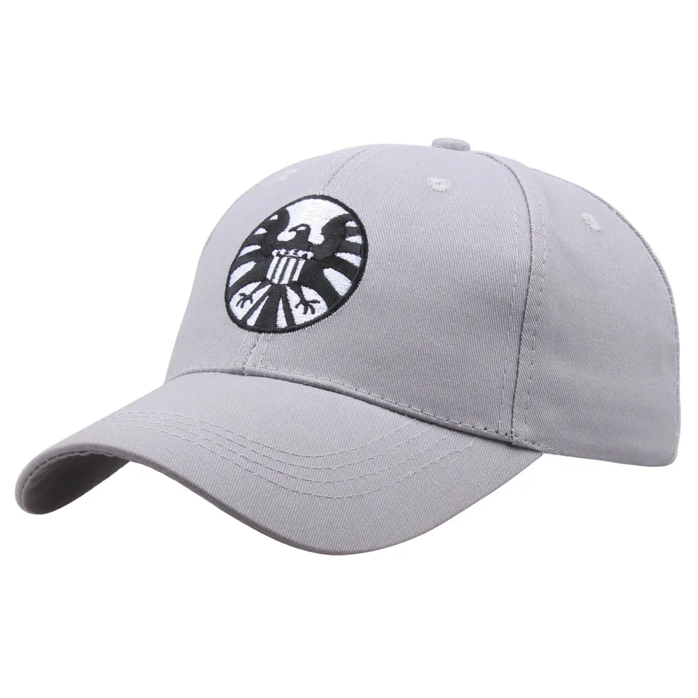 Кепка супергероя из мультфильма «мстители», S.H.I.E.L.D.Cap tain Marvel Sport кэжуал, кепка для занятий спортом, бейсболка для досуга