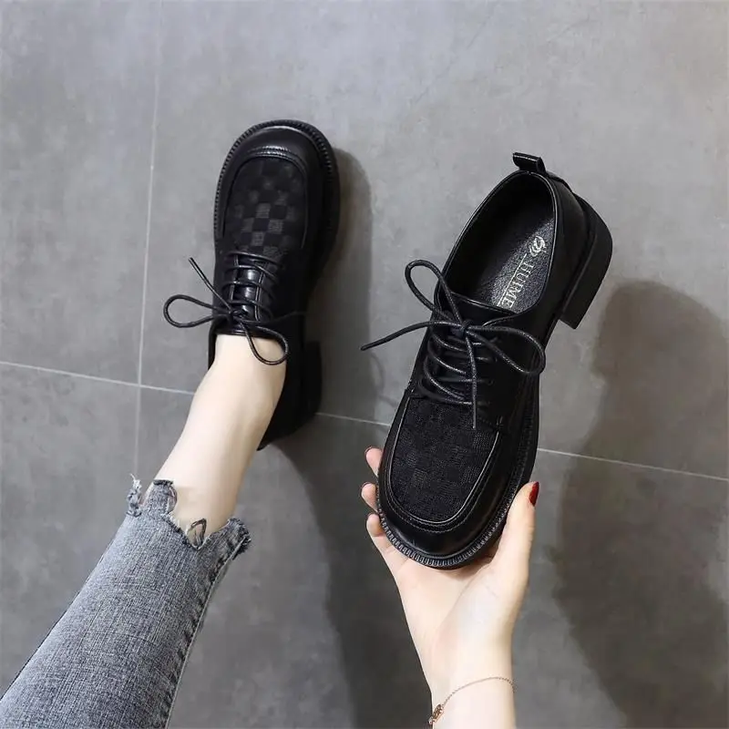 2023 Summer New Genuine Soft Leather Hollow out Small Leather Shoes Women's Fashion Lace up Mesh Breathable Slip-on shoe