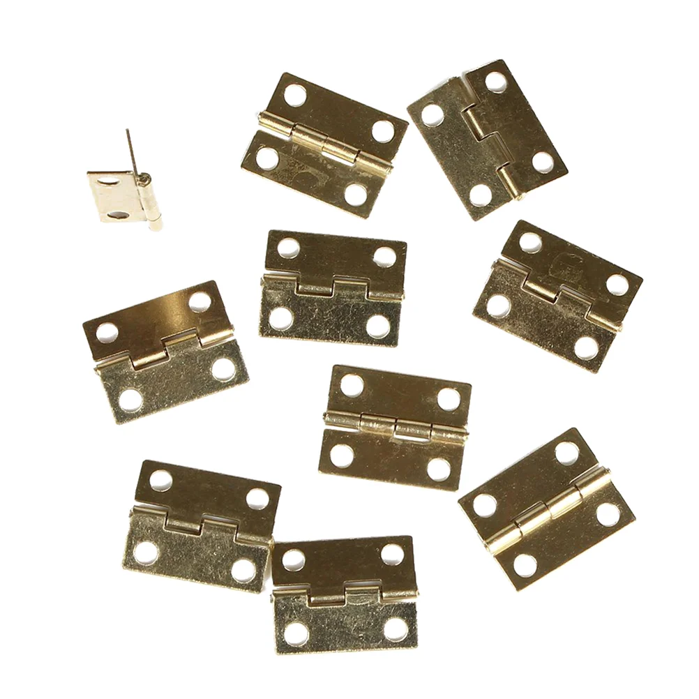 

30pcs Hinges Metal Mini Premium Drawer Furniture Hinge Plane Hinges Heavy Duty Hinges Connectors