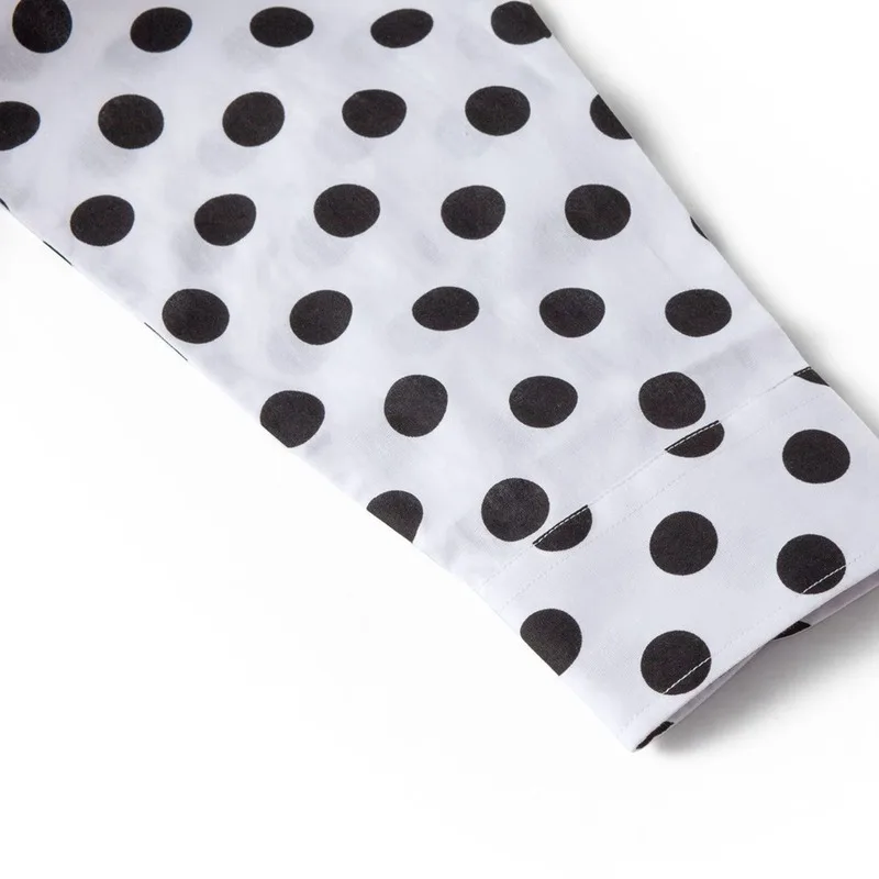 Hot Sale 2022 New Polka Dot Men's Beautiful Size Long-sleeved Shirt Casual Fashion Lapel Plus Size Men's Clothing