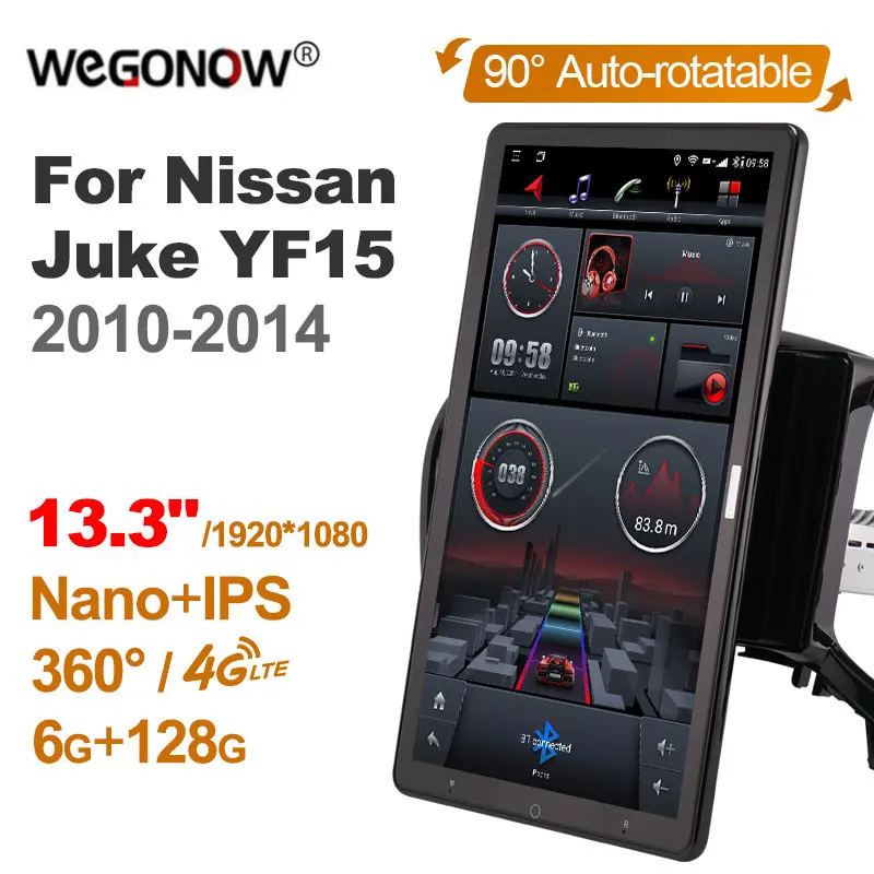 

1920*1080 Ownice Android10.0 for Nissan Juke YF15 2010-2014 Infiniti ESQ 2012-2017 Car Radio Video Audio 13.3'' 360 6G 128G