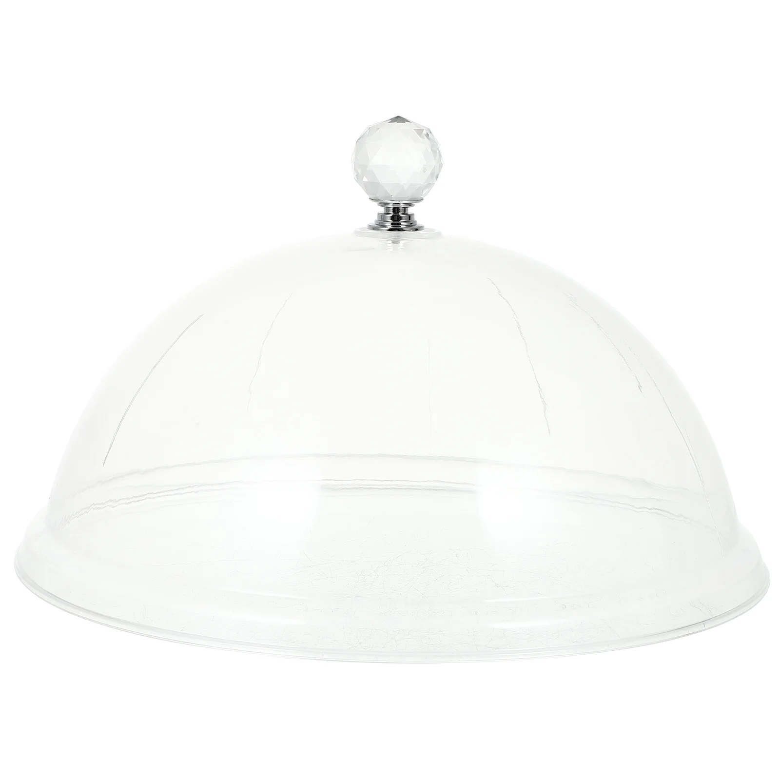 

Cake Dome 26cm Transparent Candy Display Plate Cover Dome Cover Supply