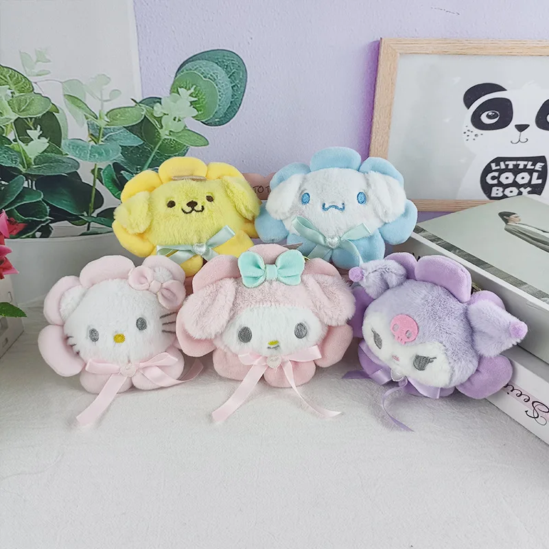 

Милые Hellokittys Kuromi Cinnamoroll мой Мелодия помпон пурин брелок кулон мультфильм Sanrioed аниме плюшевые куклы игрушки подарок для девочек