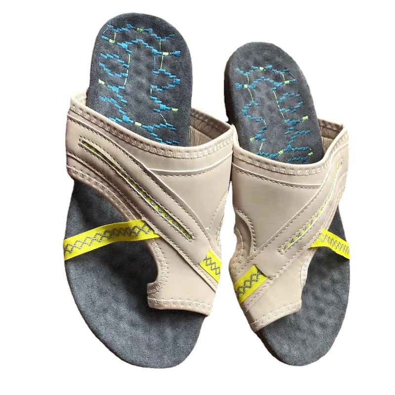 Red Flip Flops Women Slippers Comfortable Wedge Slippers for Women 2023 Summer Casual Premium Orthopedic Shoes Clip Toe Sandals