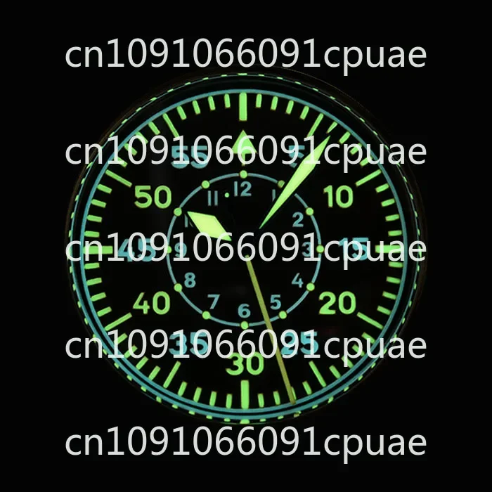 Немецкие ретро B-Uhr старые двухцветные светящиеся водонепроницаемые сапфировые