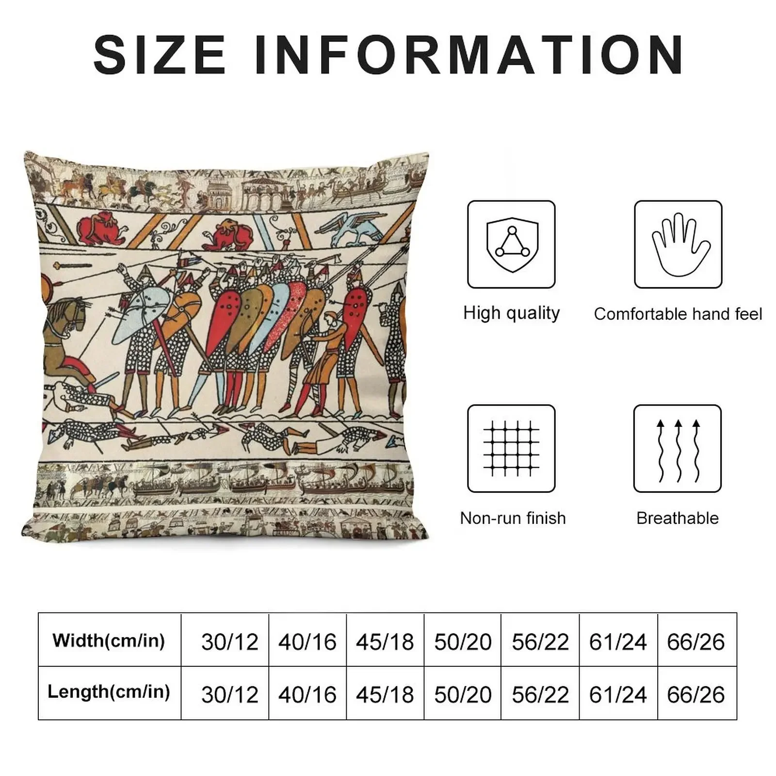 THE BAYEUX TAPESTRY BATL OF HASTINGS NORMAN KNIGHTS Декоративная подушка Наволочки для подушек Подушка