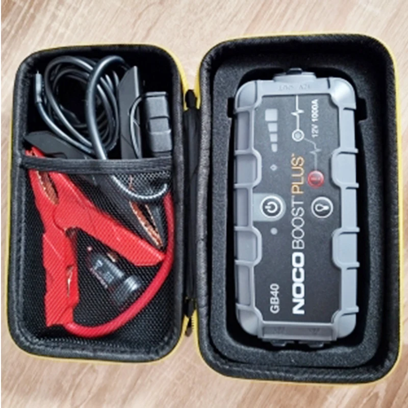 

Newest Hard EVA Outdoor Travel Protect Bag Carry Cover Case for NOCO Boost Plus GB40 1000 Amp 12V UltraSafe Lithium Jump Starter