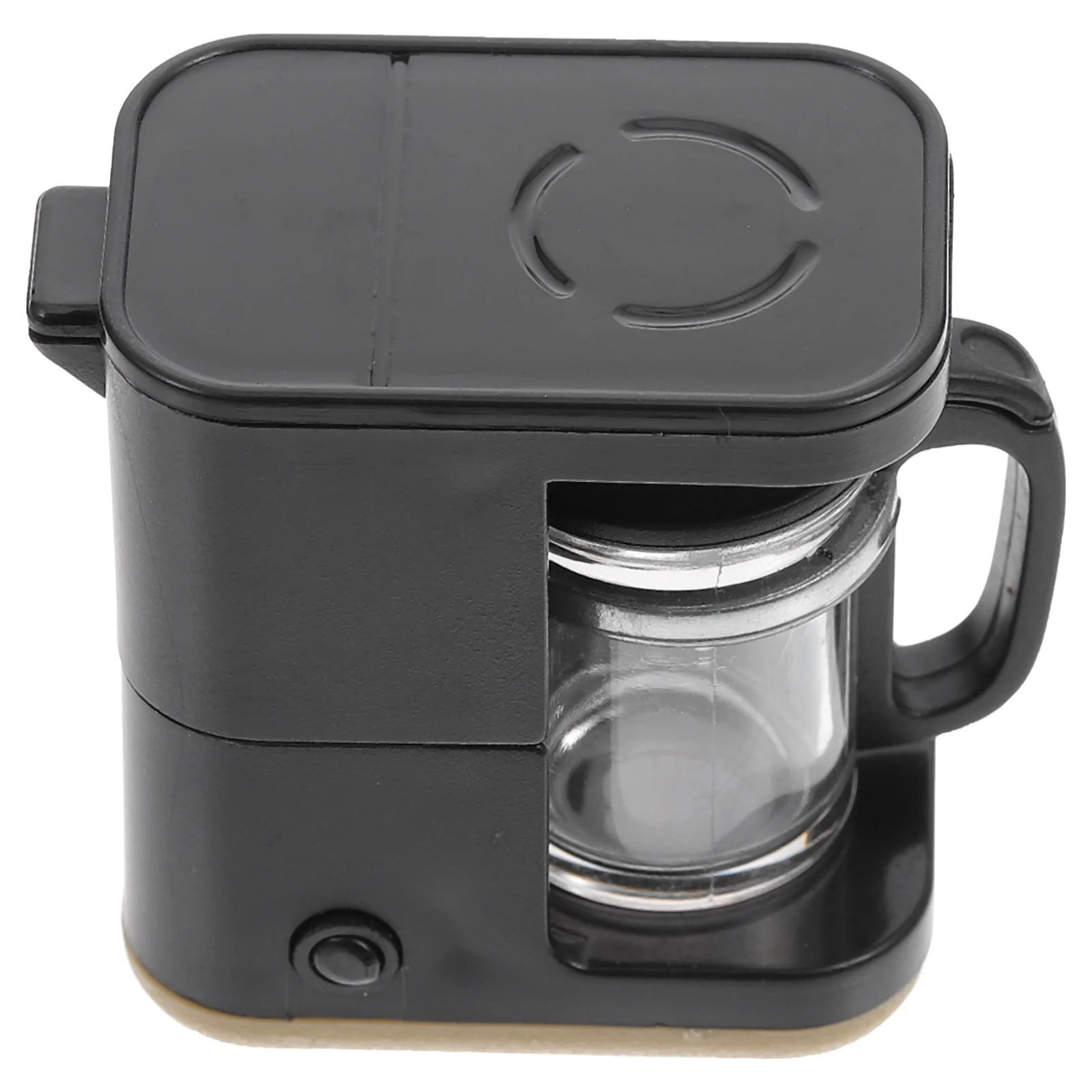 

Miniature Coffee Machine Mini Scene Model Miniature Breakfast Pretend