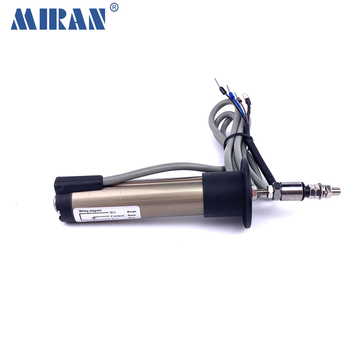 MIRAN KPF Stroke 10-25mm Mini Flange Type Linear Position Transducer Sensor Linear Scale for Coal,Hydraulic Machinery