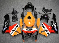 4gifts new abs plastic injection mold fairings kit bodywork set fit for honda cbr600rr f5 2005 2006 05 06 red orange