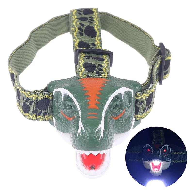 

LED Kids Headlamp T-Rex Dinosaur Headlamp For Kids, Dinosaur Toys Head Lamp Camping Flashlights For 3-12 Yr Child