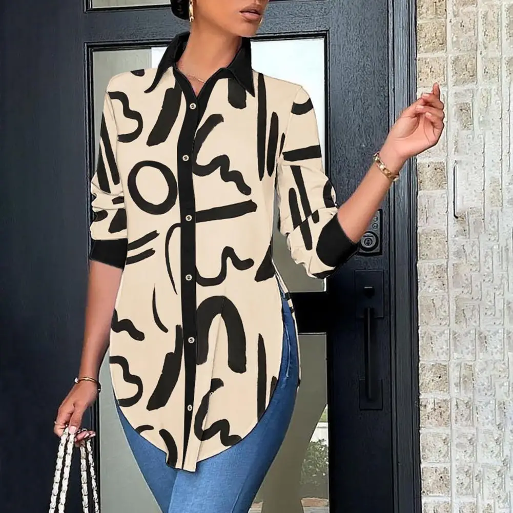 

Блузка Женская средней длины с принтом и надписью, Повседневная Свободная рубашка в уличном стиле, Пляжная Солнцезащитная куртка, пальто, топы для женщин, на лето