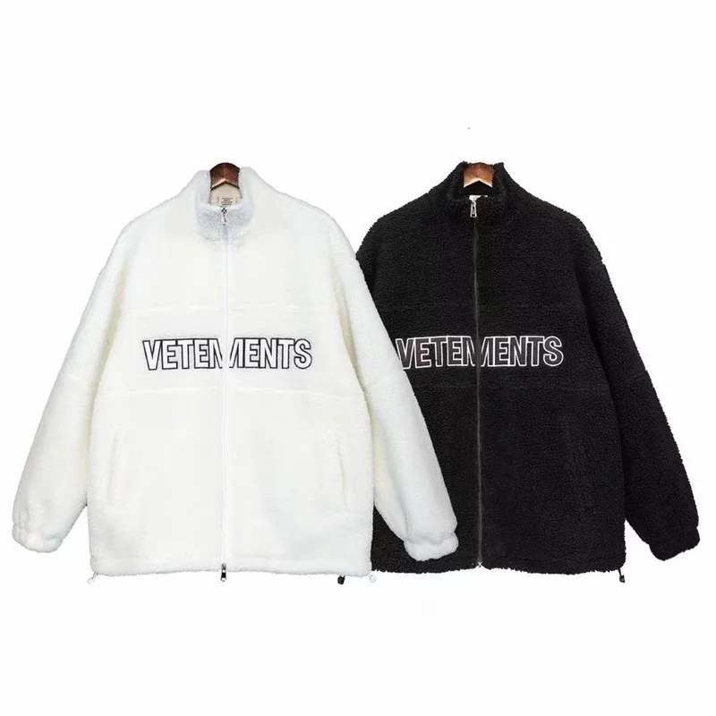 

HIGH QUALITY VETEMENTS COAT Autumn and Winter Oversized Lamb Wool Coat