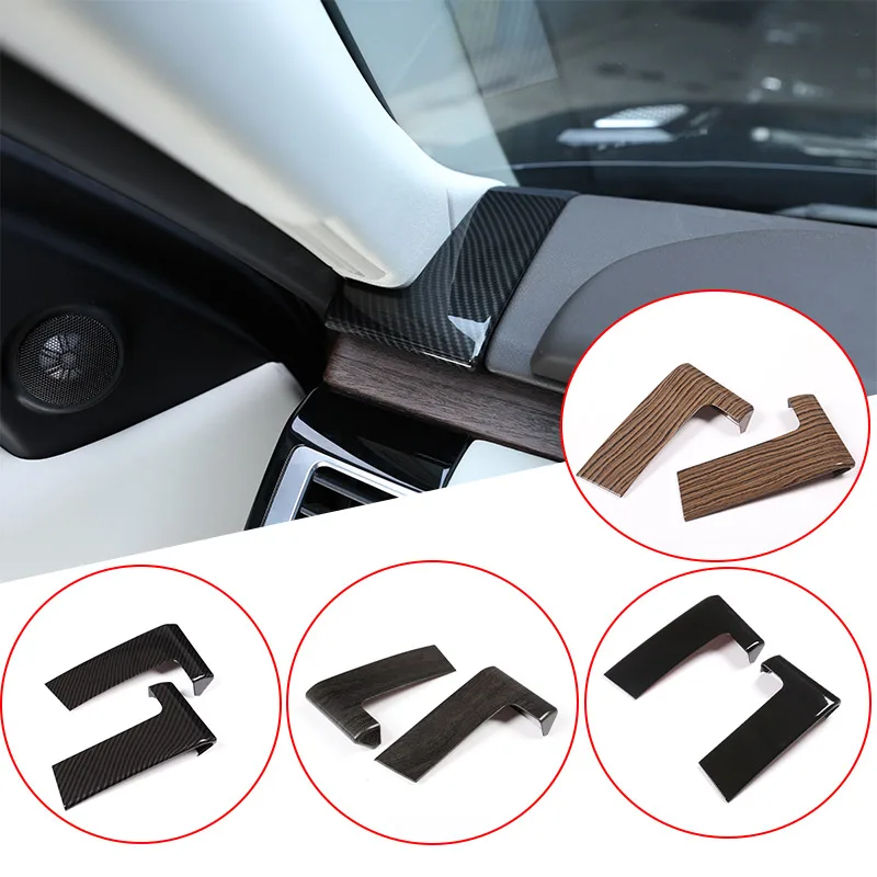 

Carbon fiber For Land Rover Discovery 5 LR5 L462 2017-19 Interior Dashboard Decoration Cover Trim For Range Rover Sport 2018-21