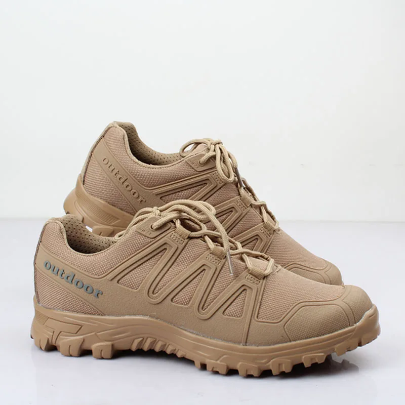 2022new Desert Combat Boots Hiking Shoes Short Sand Outdoor Shoes Men's Red Spider Combat Boots Mesh (Air mesh)  Rubber