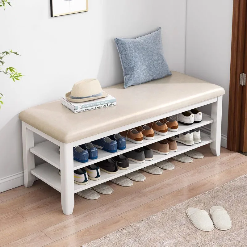 

Wooden Bench Portable Shoe Cabinet Display Hotel Hallway Corner Shoes Cabinet Storage Vertical Porta Scarpe Hallway Furniture