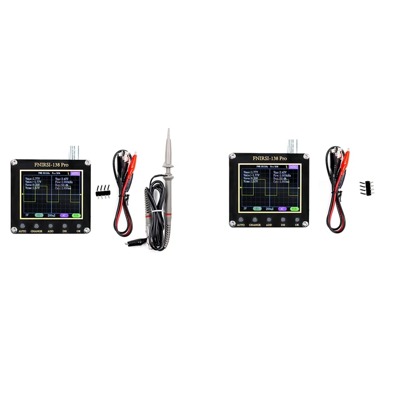 

HOT-138 PRO Handheld Digital Oscilloscope 2.5Msa/S 200Khz Analog Bandwidth Support AUTO,80Khz PWM And Firmware Update