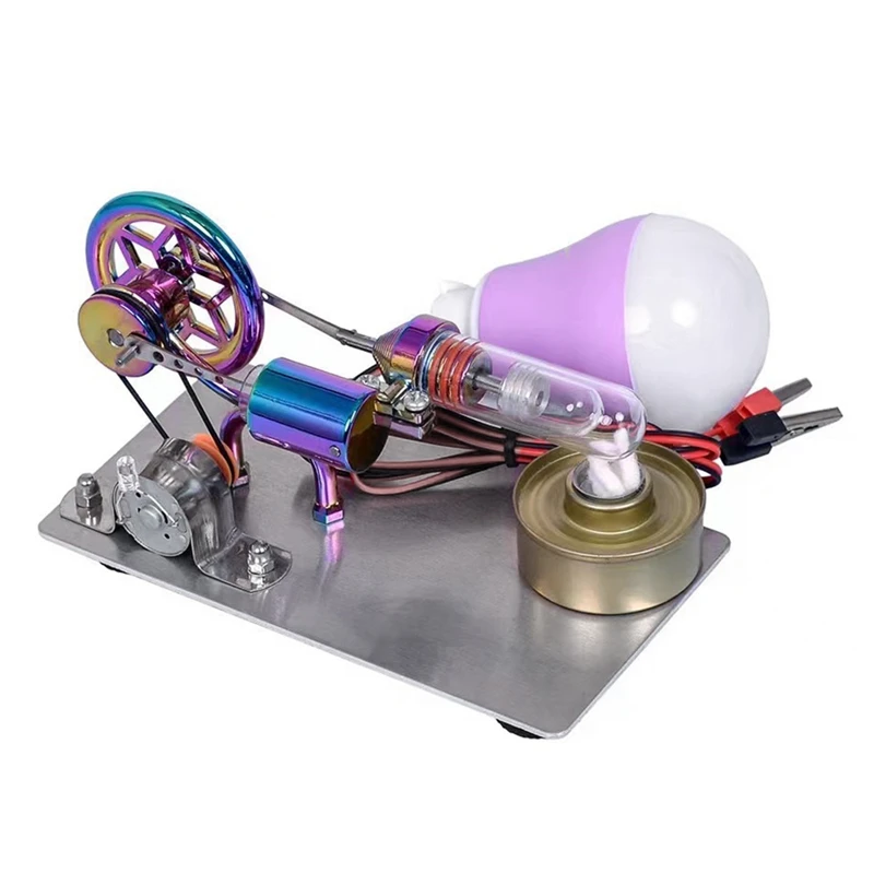 

Hot Air Stirling Engine Model Generator Engine Physics Experiment Science Toy Educational Science Toy