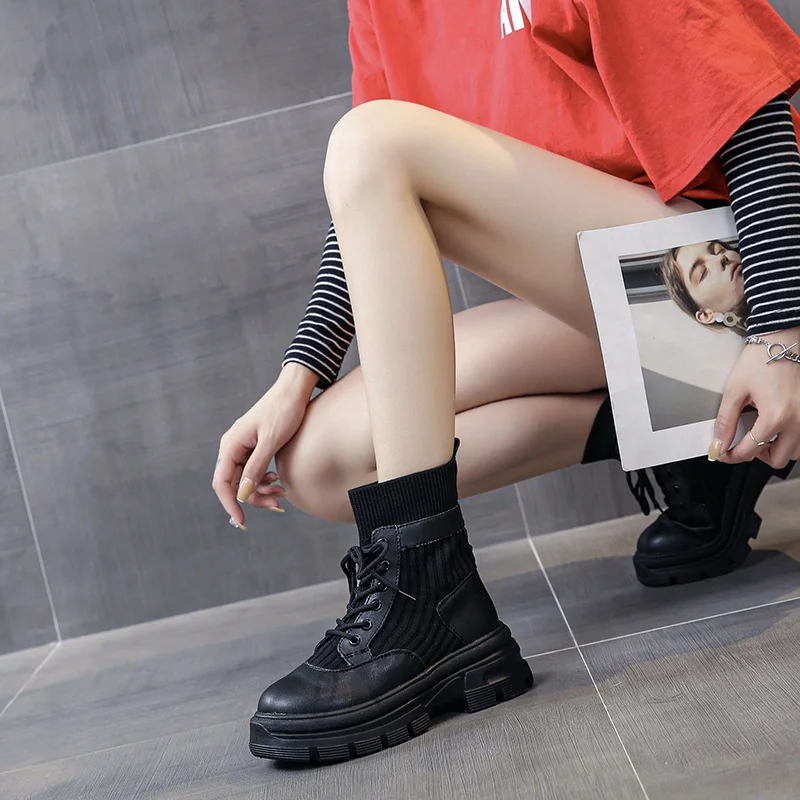 Women Fashion Autumn and Winter Nude Boots 2023 New Casual Women Shoes Short Boots Woman British Women Shoes  Shoes