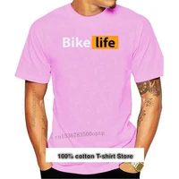 camiseta de cuello redondo para hombre camisa de motorista con logotipo de life hub est%c3%a1ndar barata nueva