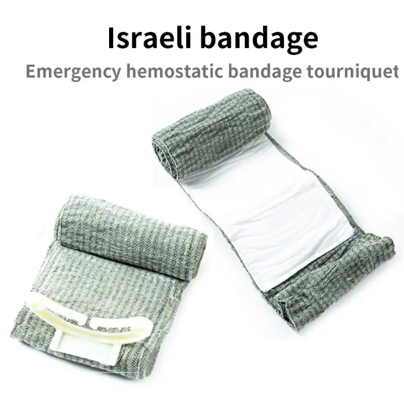 

4/6 Inch Israel Bandage Trauma Emergency Compression Bandage Emergency Bandage First Aid Wound Hemostasis Survival Gauze Care