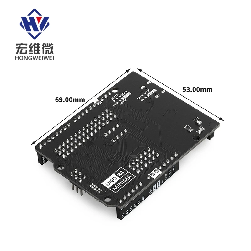 Макетная плата Uno R4 минимум/плата управления Wi-Fi совместимая с Arduino улучшенная