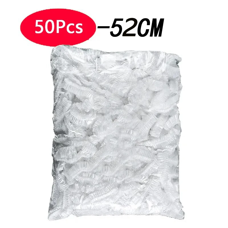 

50 Шт. Одноразовых Пищевых Пластиковых Пакетов-чехлов На Резинке Для Фруктов И Овощей, Органайзер Для Кухни, Экологичная Упак...
