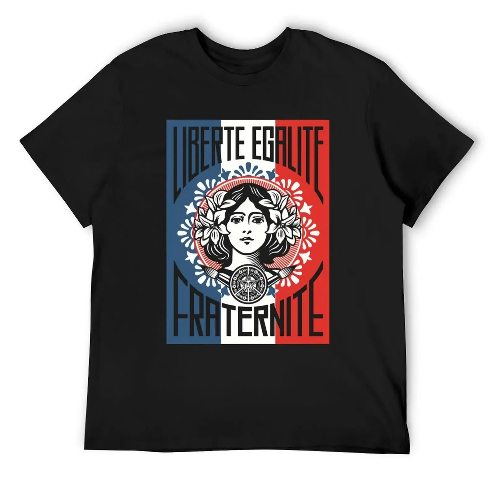 Shepard Liberte Egalite Fraternite\t футболка эстетическая одежда больших размеров мужская
