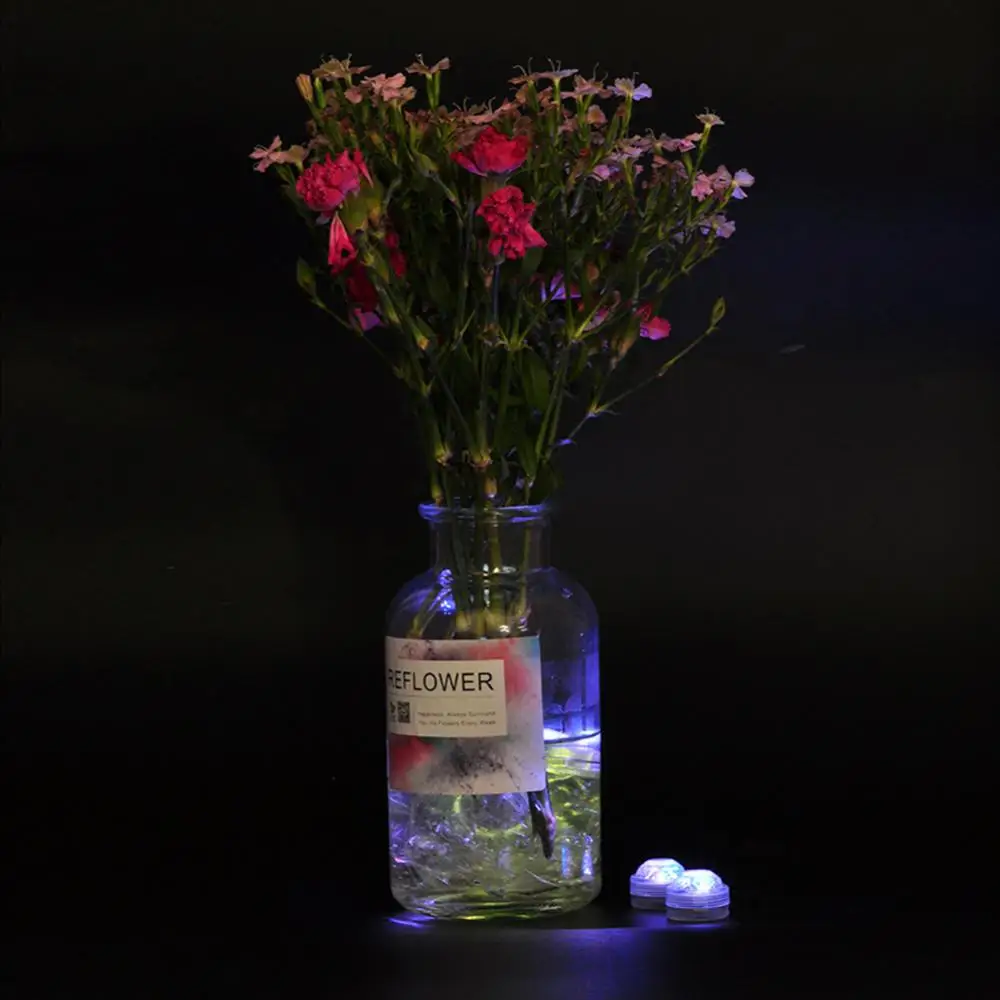 Подводный светильник мини-пульт дистанционного управления аквариум пруд абс